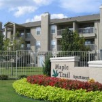 Maple Trail Apartment Community Sign